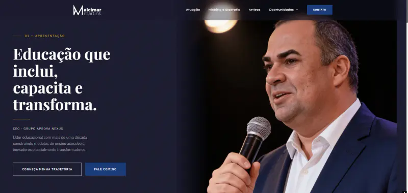 Alcimar Martins — Site institucional