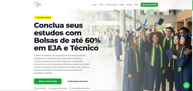 Brasil Formado — Portal educacional