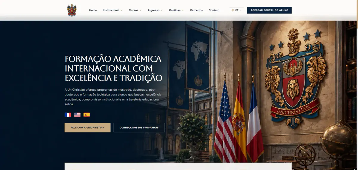 UniChristian — Portal educacional internacional